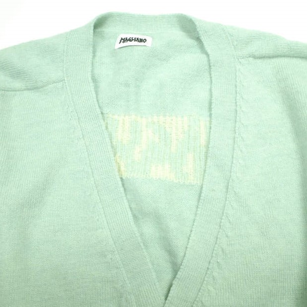 MAGLIANO マリアーノ 23AW GRAMPA CARDIGAN グランパカーディガン MAGLIAN023FW-1 M ライトグリーン 定価94, ウール ニット g23945