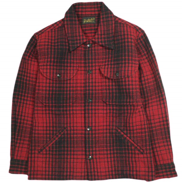 TENDERLOIN テンダーロイン 日本製 11AW T-BEAR WOOL JKT  チェック ベアウールジャケット S RED/BLACK アウター