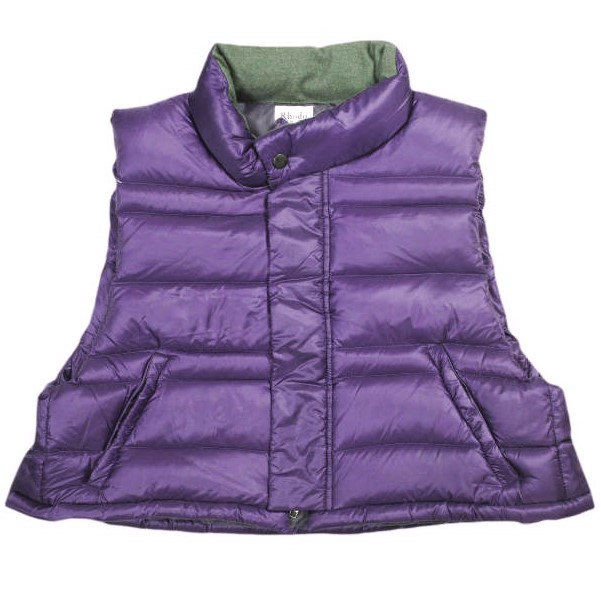 RhodolirioN ロドリリオン 22AW Short Down Vest ショートダウンベスト LN882 ONE SIZE Purple ネペンテス アウター