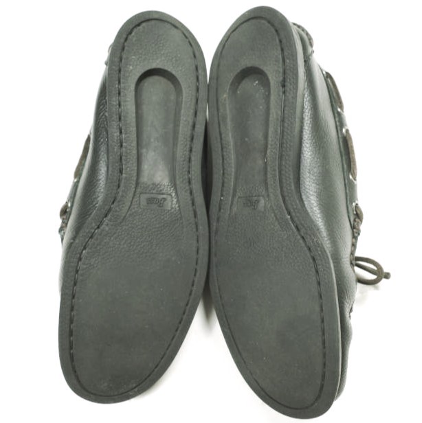 G.H.BASS x District UNITED ARROWS ジーエイチバス ディストリクト 24AW 別注 WEBSTER 1アイレットキャンプモカシン US9(27cm) BLACK