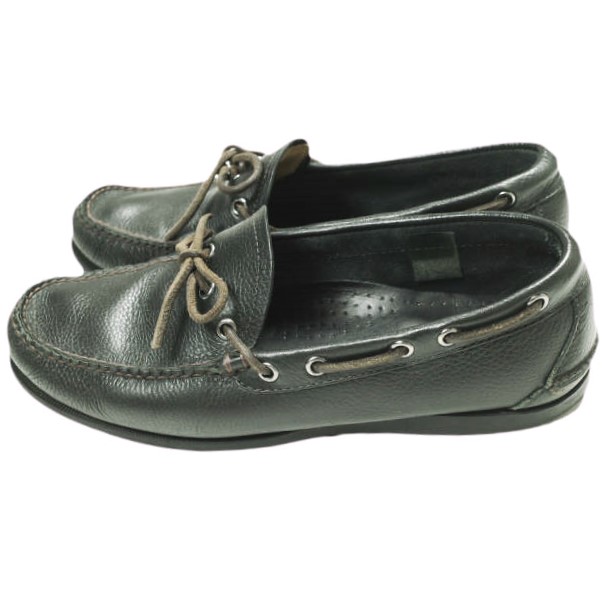 G.H.BASS x District UNITED ARROWS ジーエイチバス ディストリクト 24AW 別注 WEBSTER 1アイレットキャンプモカシン US9(27cm) BLACK