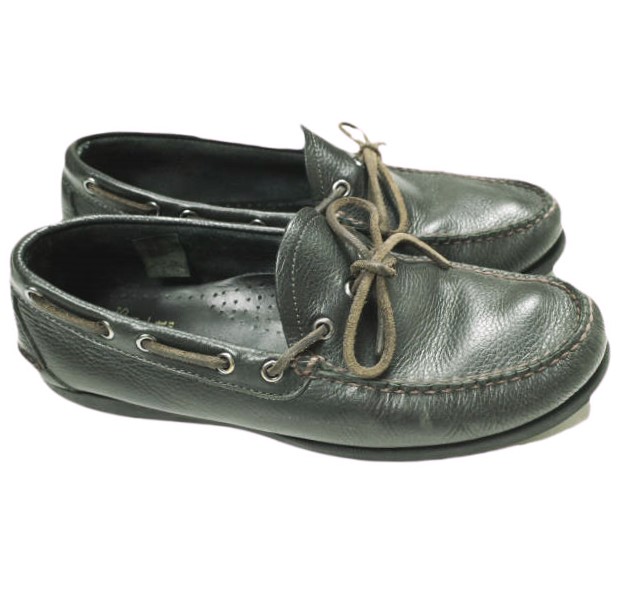 G.H.BASS x District UNITED ARROWS ジーエイチバス ディストリクト 24AW 別注 WEBSTER 1アイレットキャンプモカシン US9(27cm) BLACK