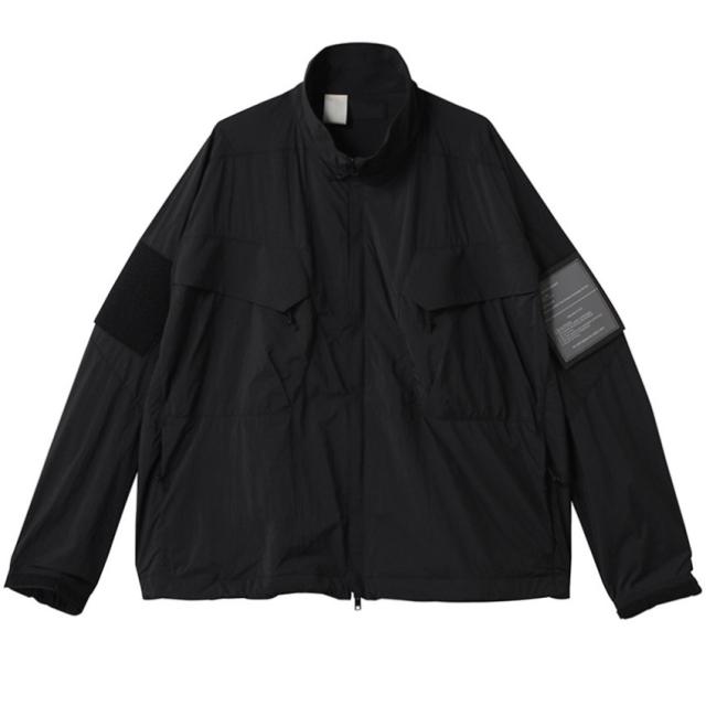 新品 N.HOOLYWOOD TPES エヌハリウッド 25SS 日本製 STAND COLLAR BLOUSON スタンドカラーブルゾン 9251-BL04-003 38 BLACK 定価74,800円