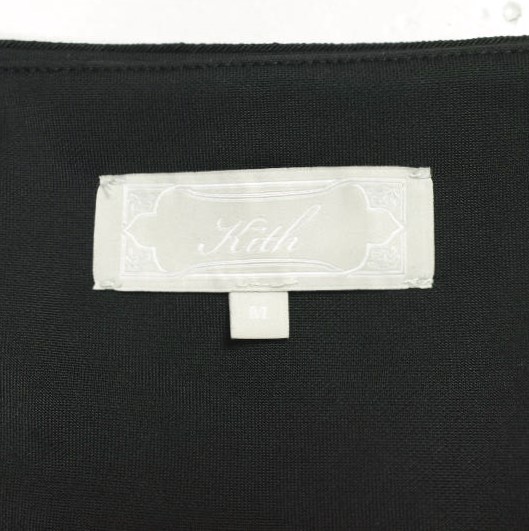 KITH NYC キスニューヨークシティ 24AW ポリエステルジャージー ダブルチャイナジャケット 24080060000940 M BLACK ノーカラー キモノ_2