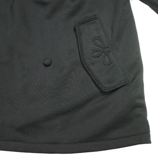 KITH NYC キスニューヨークシティ 24AW ポリエステルジャージー ダブルチャイナジャケット 24080060000940 M BLACK ノーカラー キモノ_4