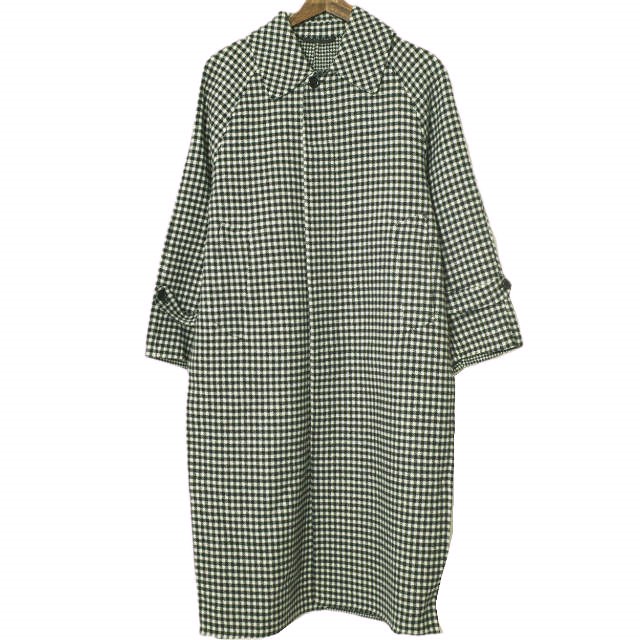 H BEAUTY＆YOUTH エイチ ビューティーアンドユース CHECK RAGLAN COAT ブロックチェックラグランコート 1625-104-4974 S 定価115,500円
