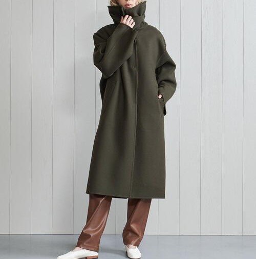 H BEAUTY&YOUTH エイチ ビューティーアンドユース STAND COLLAR COAT スタンドカラーコート 1625-104-4787 S グレー 定価93,500円 アウター【中古】【H BEAUTY&YOUTH】 H BEAUTY&YOUTH エイチ ビューティーアンドユース STAND COLLAR COAT