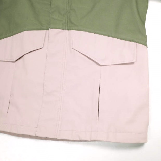 J.W.Anderson ジェイダブリューアンダーソン PULLER COLOURBLOCK PARKA マルチパネル マウンテンパーカー JK0120PG0603582 S KHAKI/PINK