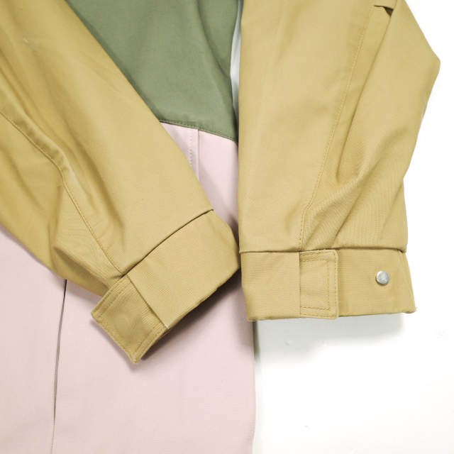 J.W.Anderson ジェイダブリューアンダーソン PULLER COLOURBLOCK PARKA マルチパネル マウンテンパーカー JK0120PG0603582 S KHAKI/PINK