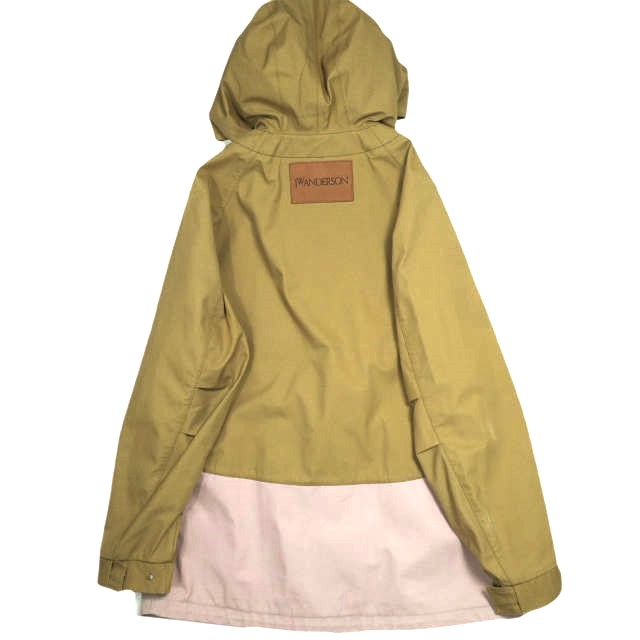 J.W.Anderson ジェイダブリューアンダーソン PULLER COLOURBLOCK PARKA マルチパネル マウンテンパーカー JK0120PG0603582 S KHAKI/PINK
