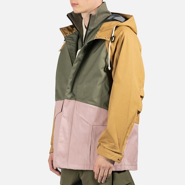 J.W.Anderson ジェイダブリューアンダーソン PULLER COLOURBLOCK PARKA マルチパネル マウンテンパーカー JK0120PG0603582 S KHAKI/PINK