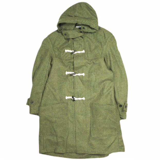 HED MAYNER ヘドメイナー 19AW DUFFLE COAT ダッフルコート S Olive Green アウター