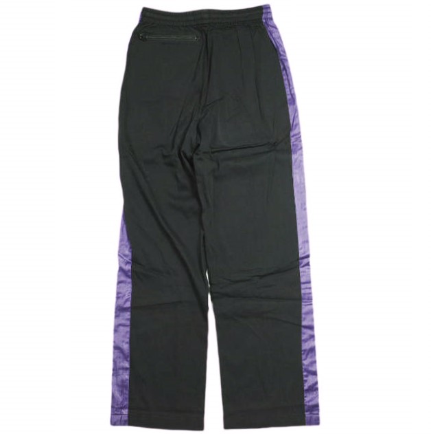 Needles ニードルス 20SS 日本製 Cupra Track Pants キュプラトラックパンツ GL352 XS BLACK/PURPLE イージー ジャージ ボトムス_1