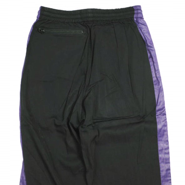 Needles ニードルス 20SS 日本製 Cupra Track Pants キュプラトラックパンツ GL352 XS BLACK/PURPLE イージー ジャージ ボトムス_3