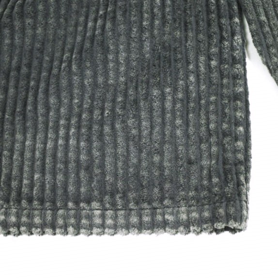 新品 Danke Schon ダンケシェーン 25AW 2.5W CHEMICAL CODUROY SHIRT ケミカルコーデュロイシャツ UNS25127 M グレー オーバーサイズ CPO