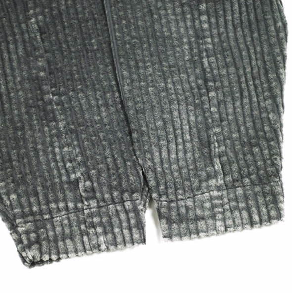 新品 Danke Schon ダンケシェーン 25AW 2.5W CHEMICAL CODUROY SHIRT ケミカルコーデュロイシャツ UNS25127 M グレー オーバーサイズ CPO