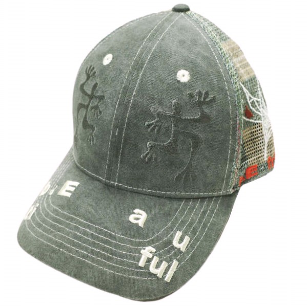 b.Eautiful ビューティフル 非売品 Biyu Friends Trucker Hat 6パネルメッシュキャップ Free Gray スナップバック 帽子