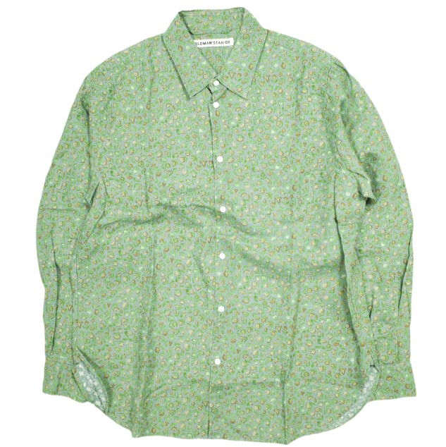 OLDMANS TAILOR オールドマンズテーラー 23SS REGULAR COLLAR SHIRTS COTTAGE FLOWER AUTUMN フローラルリネンシャツ 40 花柄 R＆D M.CO