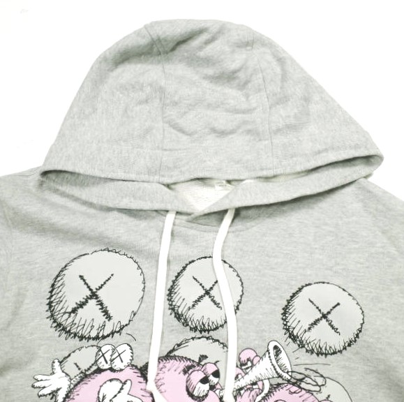 COMME des GARCONS SHIRT x KAWS コムデギャルソンシャツ カウズ 21AW PRINTED HOODIE 裏毛 スウェットプルオーバーパーカー FH-T001 M_3