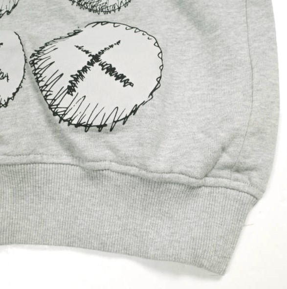 COMME des GARCONS SHIRT x KAWS コムデギャルソンシャツ カウズ 21AW PRINTED HOODIE 裏毛 スウェットプルオーバーパーカー FH-T001 M_4