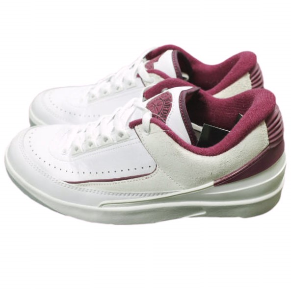 NIKE ナイキ 23SS AIR JORDAN 2 RETRO LOW エア ジョーダン 2 レトロ ロー DV9956-103 US8.5(26.5cm) WHITE/CHERRY WOOD RED BRAND