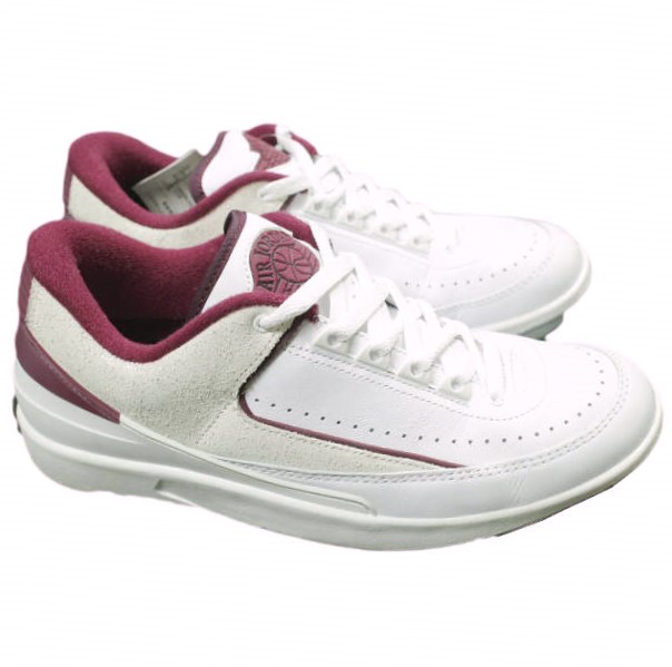 NIKE ナイキ 23SS AIR JORDAN 2 RETRO LOW エア ジョーダン 2 レトロ ロー DV9956-103 US8.5(26.5cm) WHITE/CHERRY WOOD RED BRAND