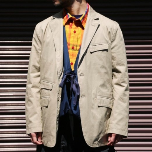 Engineered Garments エンジニアードガーメンツ 23SS Andover Jacket - High Count Twill アンドーバージャケット S Khaki 3B テーラード_2