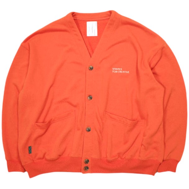 Stripes For Creative ストライプフォークリエイティブ S.F.C 25SS SWEAT CARDIGAN スウェットカーディガン SFCSS25CS03 XL ORANGE