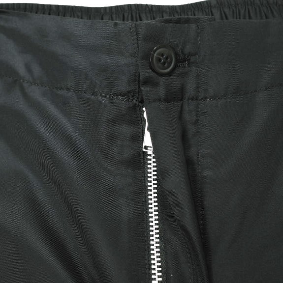 TOGA トーガ 23AW 日本製 Cupra satin pants キュプラサテンパンツ TA32-FF071 36 BLACK イージー ジップ ボトムス_4