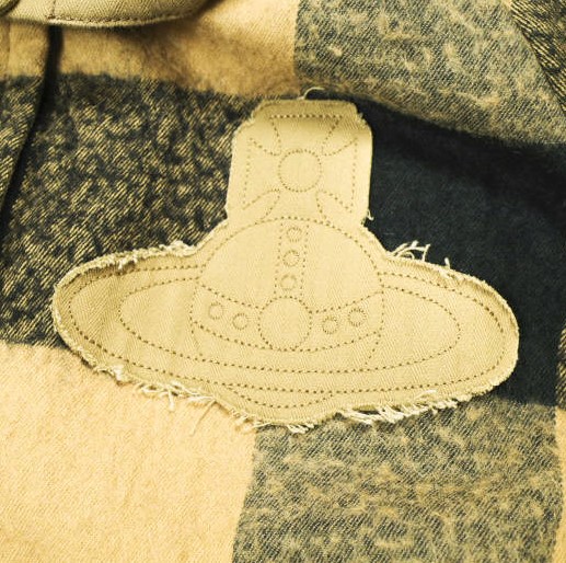 Vivienne Westwood Red Label ヴィヴィアンウエストウッド 24AW ブロックチェックフーデッドコート 16-12-642007 定価104, オーブ_4