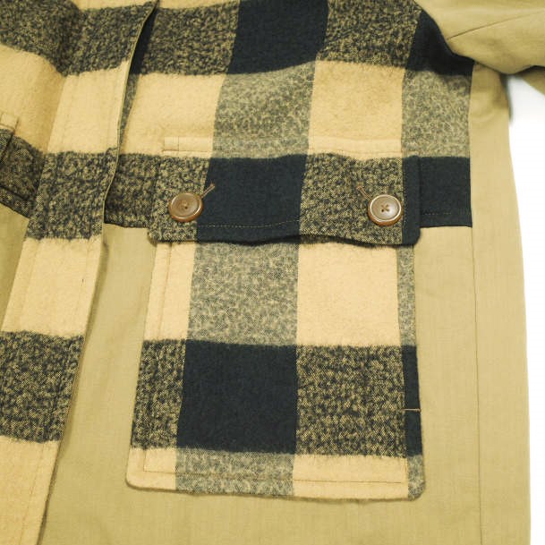 Vivienne Westwood Red Label ヴィヴィアンウエストウッド 24AW ブロックチェックフーデッドコート 16-12-642007 定価104, オーブ_5