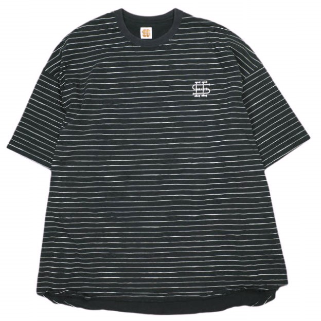 SEE SEE シーシー 24SS 日本製 アーバンリサーチ台湾10周年記念 SUPER BIG ROUND SS TEE BASICボーダー Tシャツ XXL NAVY URBS g24417