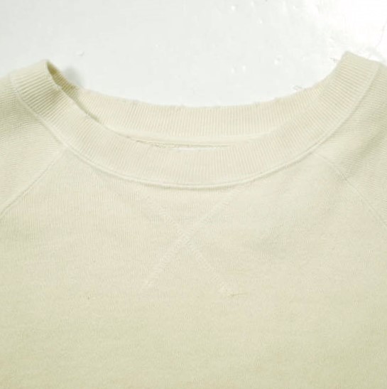 DAIRIKU ダイリク 23AW Water-repellent Vintage Wash Sweater 撥水 ヴィンテージウォッシュスウェット 23AW C-2 M IVORY 調教師