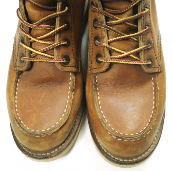 RED WING レッドウィング アメリカ製 875 Classic Work 6 Moc-toe クラシックワーク 6インチモックトゥブーツ US4.5(22.5cm) Brown