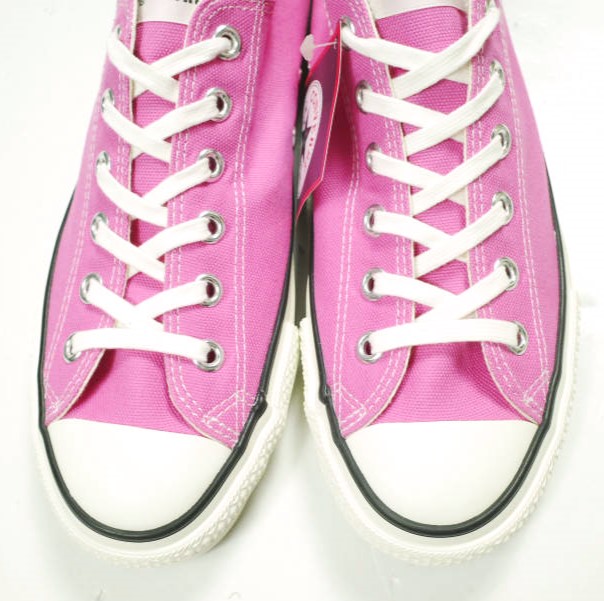 新品 CONVERSE コンバース 日本製 CANVAS ALLSTAR J OX キャンバスオールスター ジャパン オックス US8(26.5cm) ピンク MADE IN JAPAN