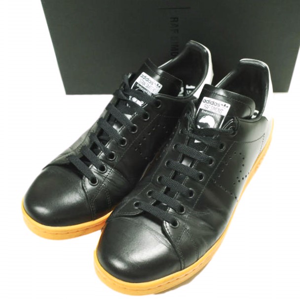 adidas by RAF SIMONS アディダス バイ ラフシモンズ STAN SMITH スタンスミス BB2647 US9(27cm) BLACK/ORANGE/WHITE レザー スニーカー
