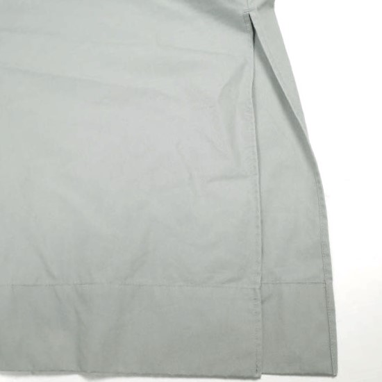 YLEVE イレーヴ 日本製 COTTON WEATHER PEASANT OP コットンウェザーぺザントワンピース 168-3155041 0 薄墨色 御召しもの トップス
