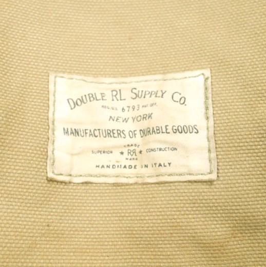 RRL ダブルアールエル イタリア製 CANVAS BAG PACK フィールドバックパック ベージュ/ブラウン Double RL リュック バッグ カバン_9
