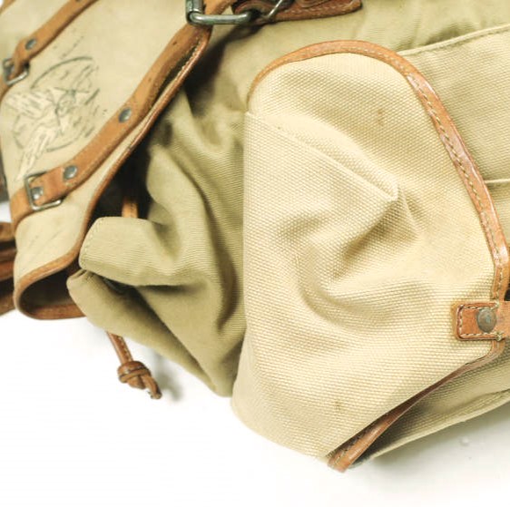 RRL ダブルアールエル イタリア製 CANVAS BAG PACK フィールドバックパック ベージュ/ブラウン Double RL リュック バッグ カバン_4
