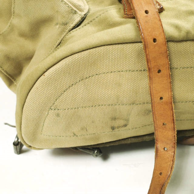 RRL ダブルアールエル イタリア製 CANVAS BAG PACK フィールドバックパック ベージュ/ブラウン Double RL リュック バッグ カバン_5