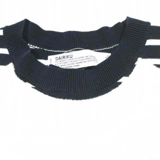 JUST AN IDEA x DAIRIKU ダイリク 25SS 別注 Docking Lettered Knit 