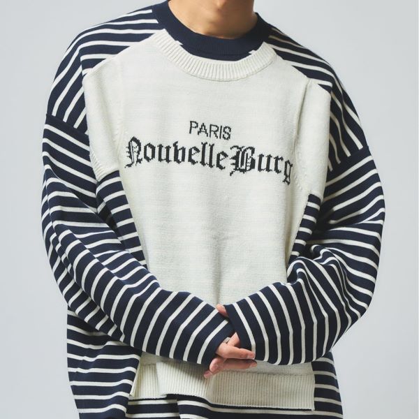 JUST AN IDEA x DAIRIKU ダイリク 25SS 別注 Docking Lettered Knit 