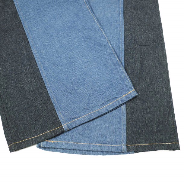 新品 renoma レノマ 24SS 日本製 SAINT-DENIS 2トーンフレアデニム