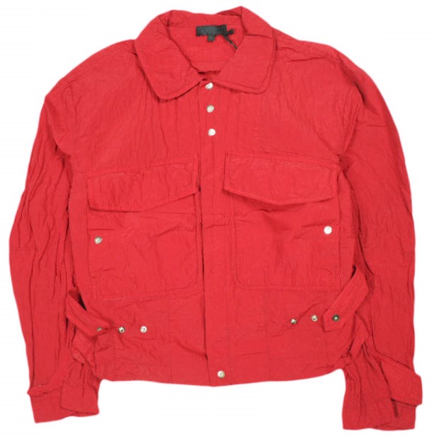 新品 Omar Afridi オマールアフリディ 23SS RIPSTOP FLIGHT BLOUSON リップストップナイロン 飛翔上衣 OA-SS23-BZ-105-03 46 RED