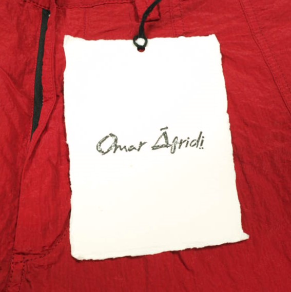 新品 Omar Afridi オマールアフリディ 23SS PANELLED WIDE SHORTS リップストップナイロン ワイドショーツ OA-SS23-TRS-111-03 46 RED_3