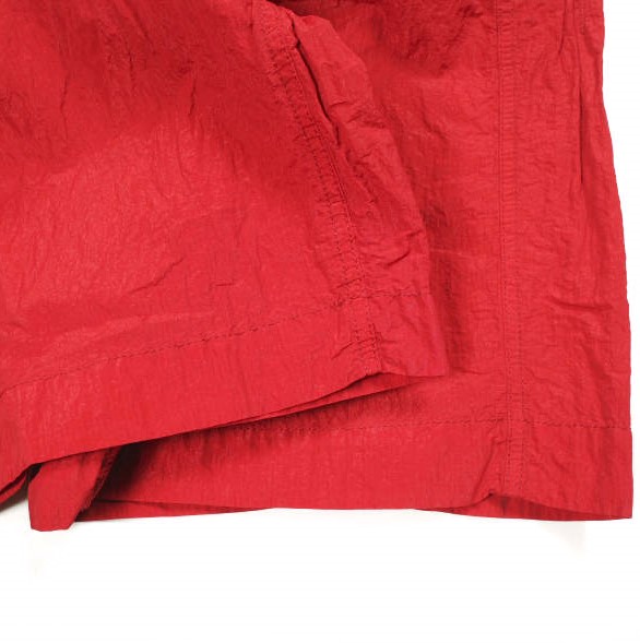新品 Omar Afridi オマールアフリディ 23SS PANELLED WIDE SHORTS リップストップナイロン ワイドショーツ OA-SS23-TRS-111-03 46 RED_6