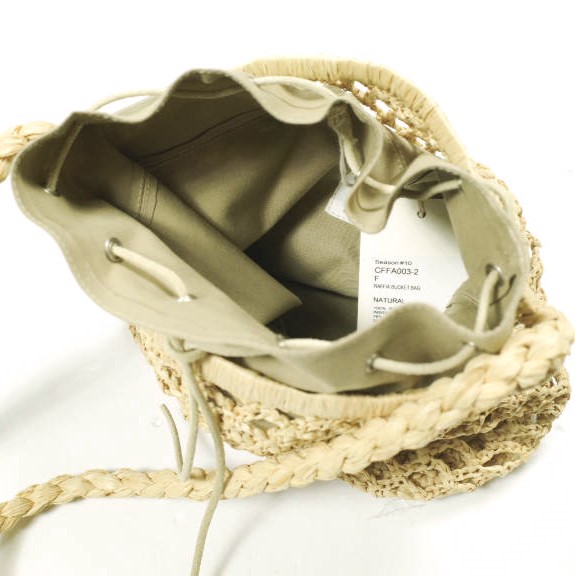新品 seya. セヤ 22SS RAFFIA BUCKET BAG ラフィアバケットバッグ 