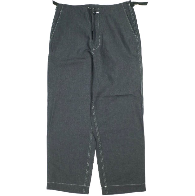 un/unbient アン 23SS 日本製 PULL PANTS WIDE デニム プルパンツ ワイド UNPT57 2 NAVY アンビエント ジップフライ ボトムス【新古品】【中古】【un/unbient】 新品 un/unbient アン 23SS 日本製 PULL PANTS WIDE デニム プルパンツ
