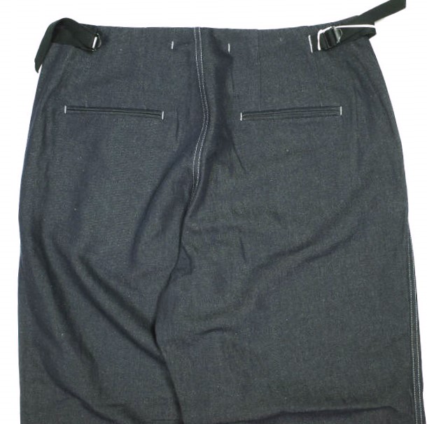 新品 un/unbient アン 23SS 日本製 PULL PANTS WIDE デニム プルパンツ ワイド UNPT57 2 NAVY アンビエント ジップフライ ボトムス_6