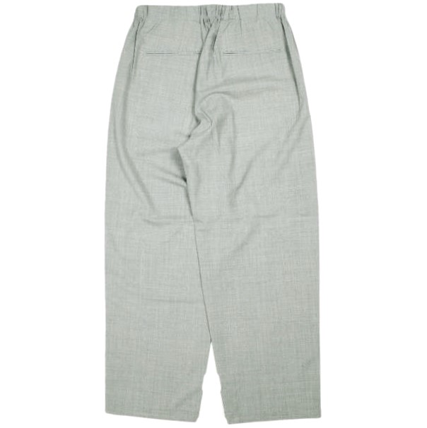 新品 un/unbient アン 24SS EASY TROUSERS トロピカルウール 2タック イージートラウザーズ UNPT59 3 MIXED GRAY アンビエント パンツ_1
